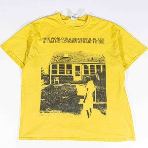 TWIABP The World Is A Beautiful Place T-Shirt XL Emo Indie Rock Band Tee